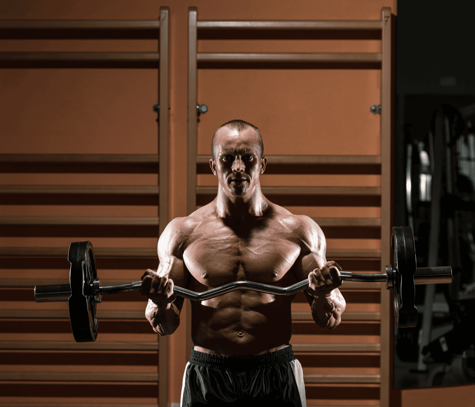 Lateral discount dumbbell curls